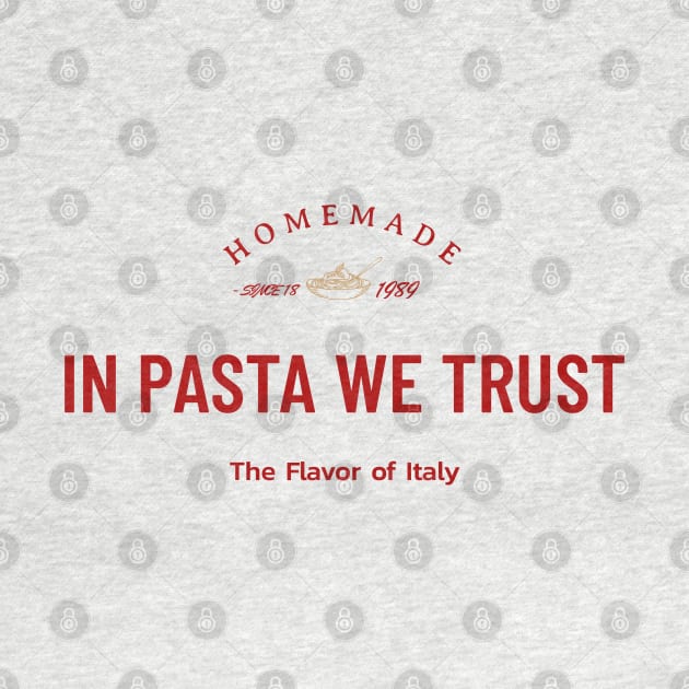 In pasta we trust vintage font by Blanc79Studio